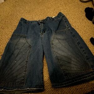 baggy y2k jean shorts